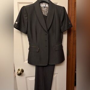 Tahari Dark Brown Women's Suit Set